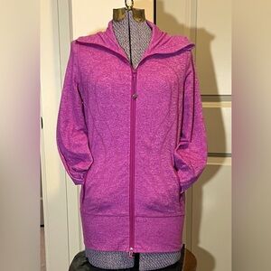 Lululemon In Stride Heathered Orchid Zip Up Size 6